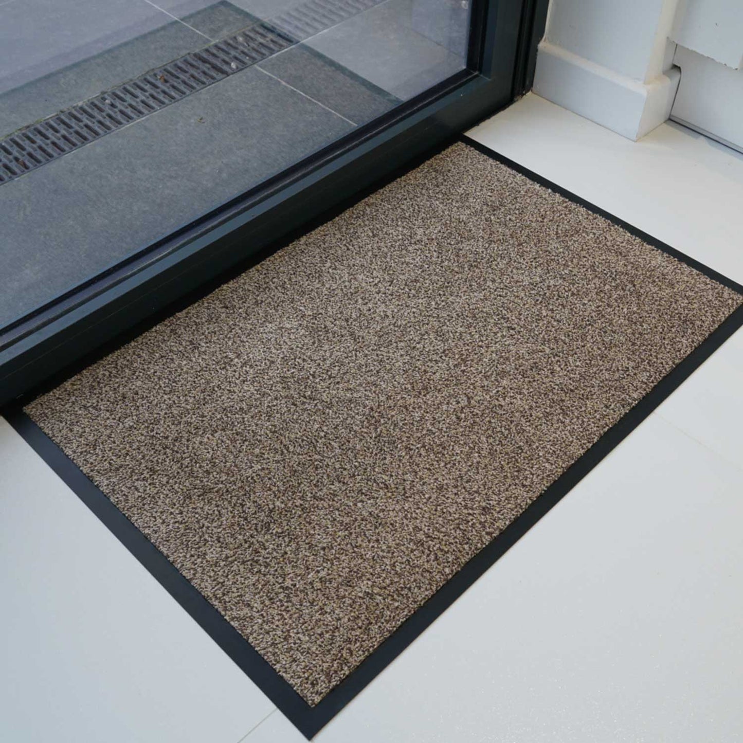 Bestla Dover PVC Non Slip Door Mat - Beige