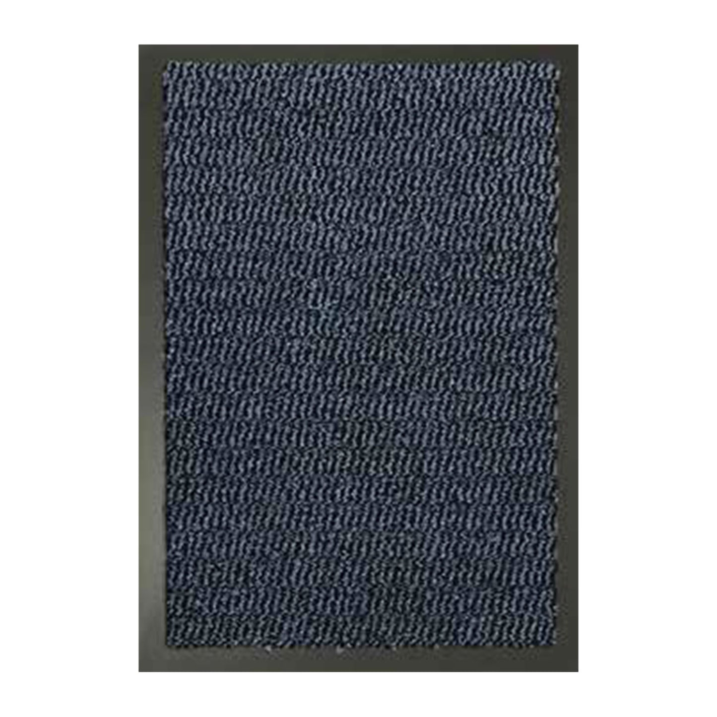 Bestla Washable Door Mats Indoor & Outdoor -Non-Slippery Heavy Duty -Stylish & Large Rubber -Perfect Dust Grabbing Doormats - Blue
