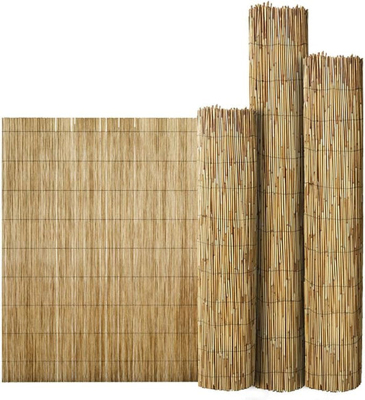 Bamboo Natural Garden Peeled Reed Fence Screening