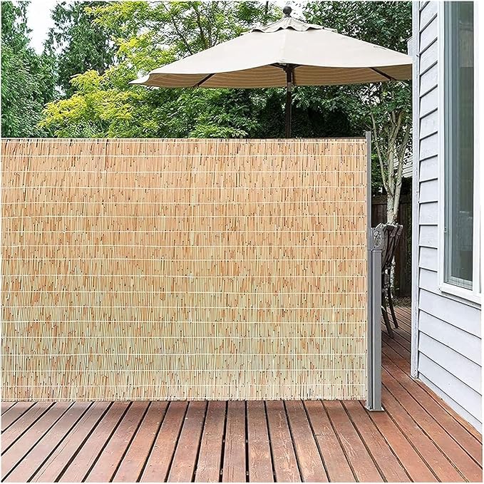 Bamboo Natural Garden Peeled Reed Fence Screening