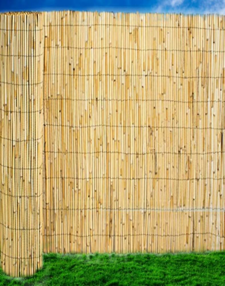 Bamboo Natural Garden Peeled Reed Fence Screening