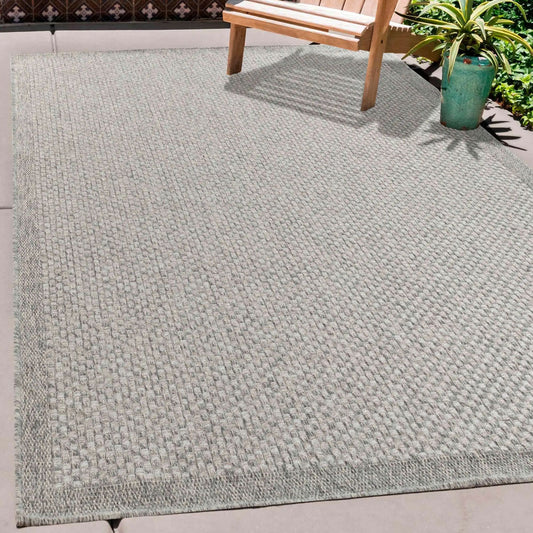 Bestla Harper Checkered Silver Rug