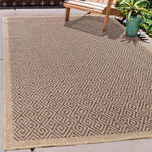 Bestla Harper Greek Key Jute Rug