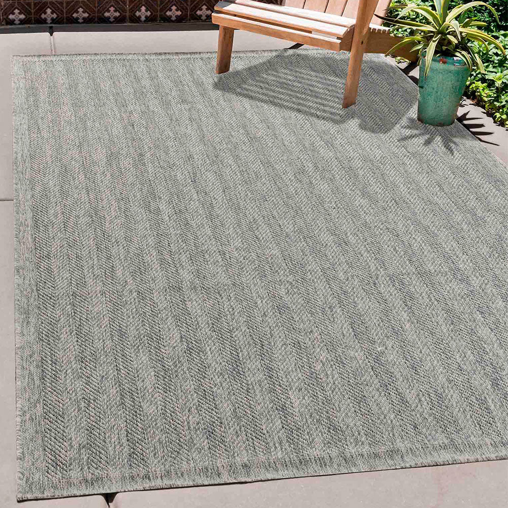 Harper Herringbone Dark Grey Rug