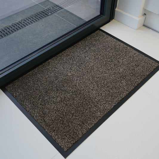 Dover PVC Non Slip Door Mat - Brown