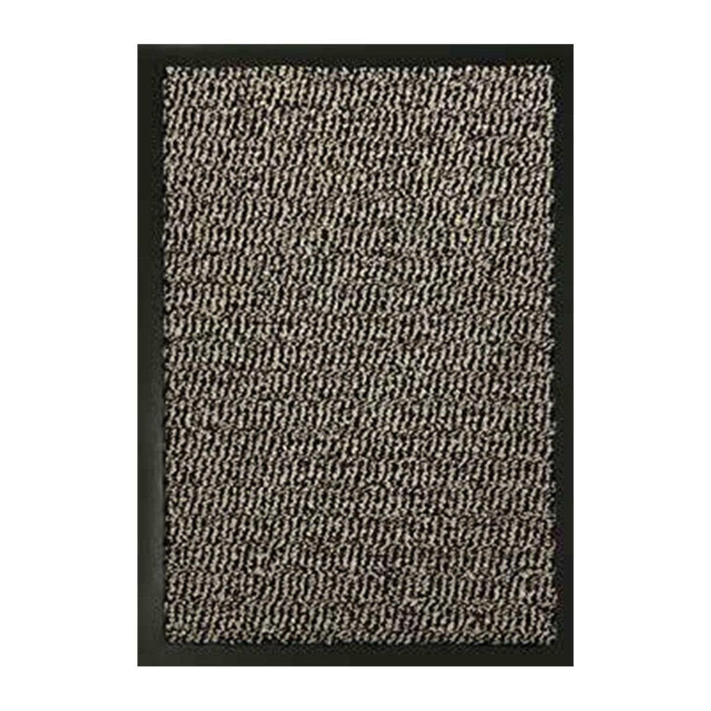 Leyla Heavy Duty Doormat with Rubber Edges - Beige