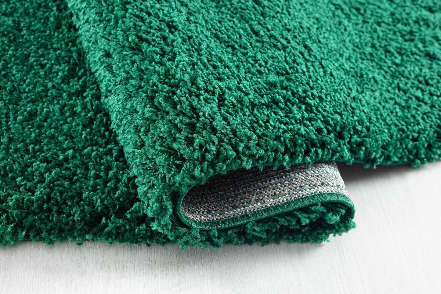 Salvador Oxford Shaggy Rug - Emerald Green