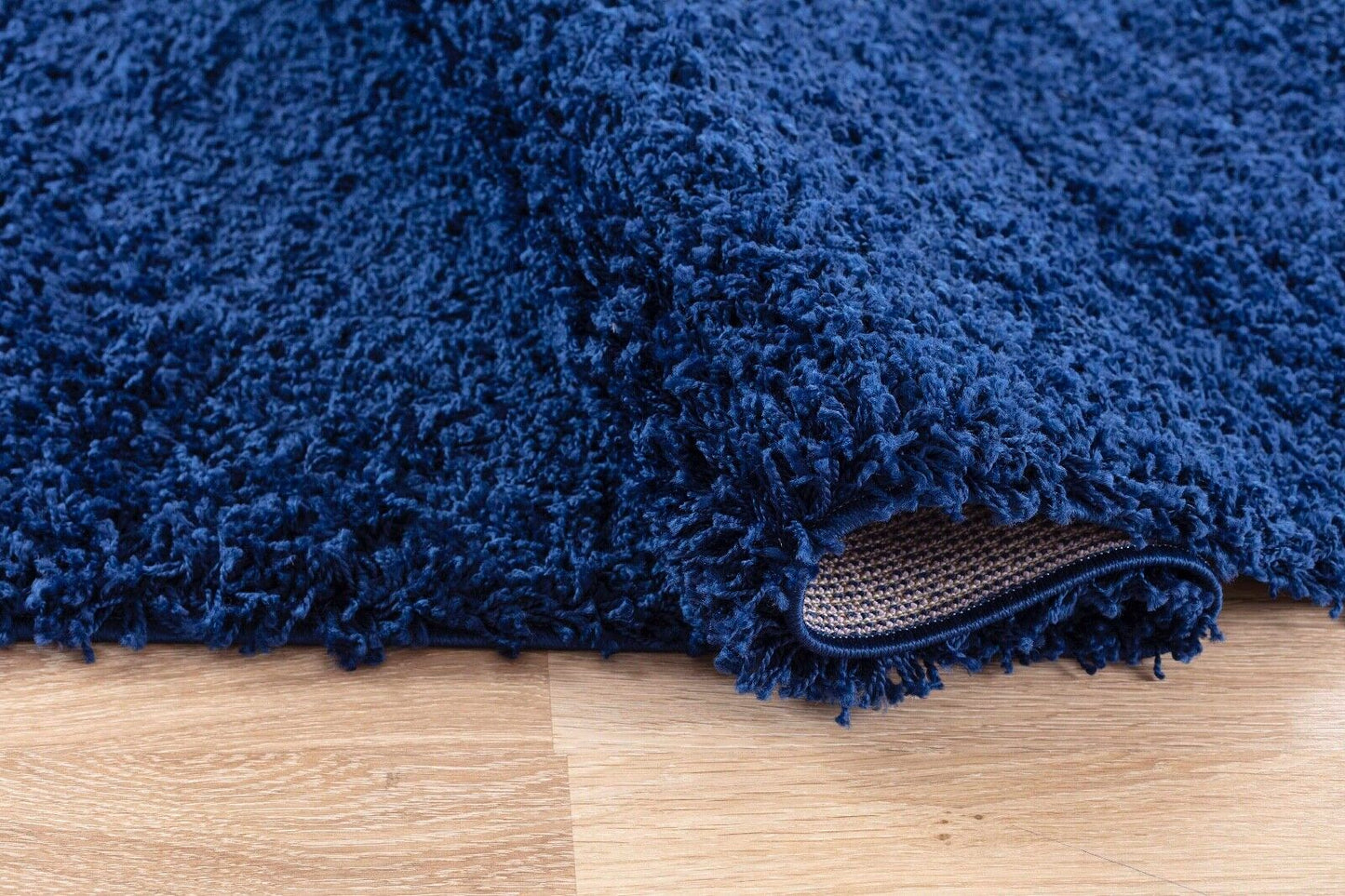 Salvador Oxford Shaggy Rug - Navy Blue