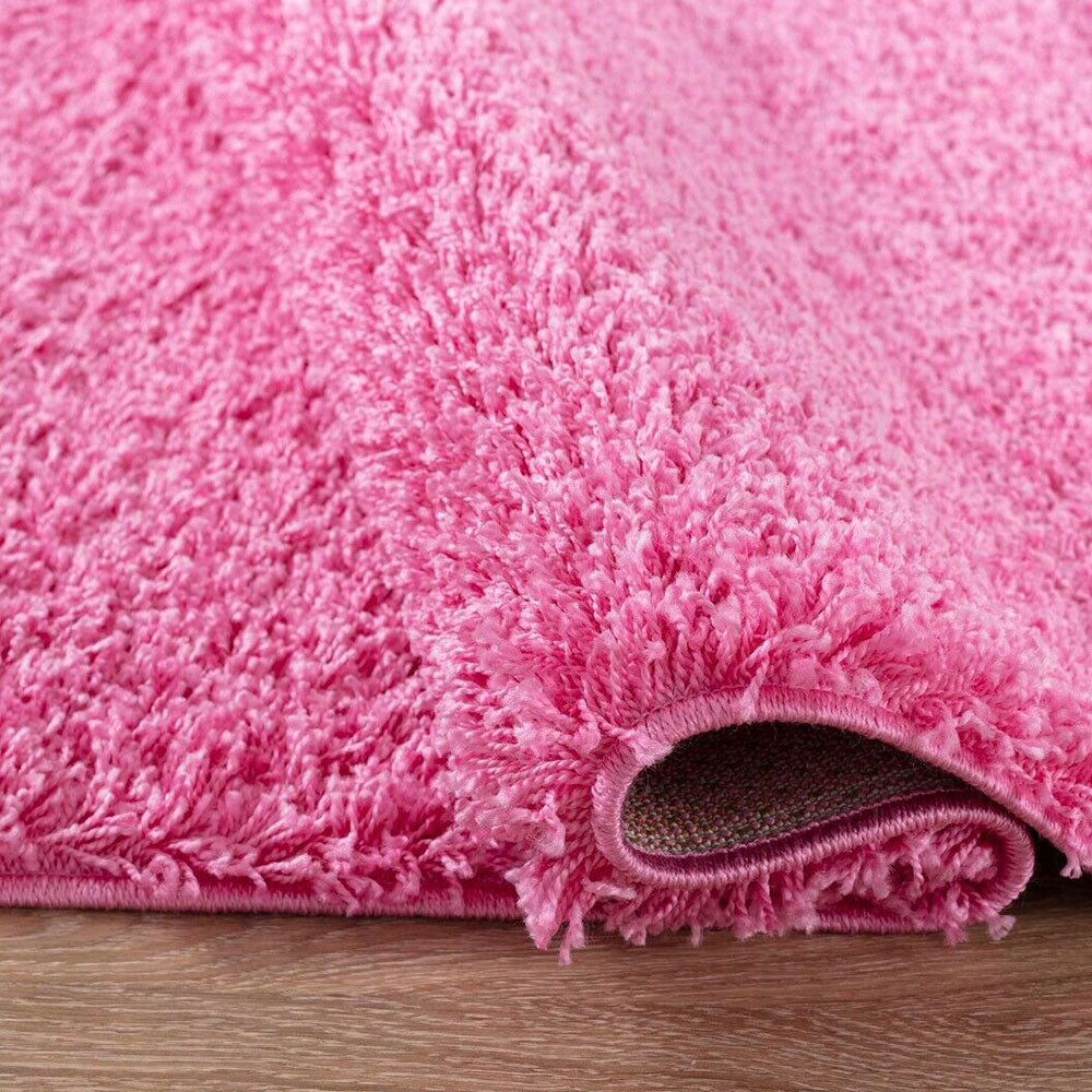 Salvador Oxford Shaggy Rug - Pink