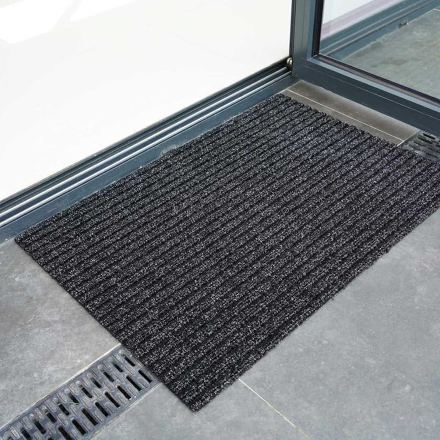 Trapper Non Slip Door Mat - Anthracite