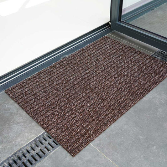 Trapper Non Slip Door Mat - Brown